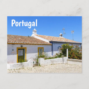 Portugal Traditionelle Althäuser an der Algarve Postkarte