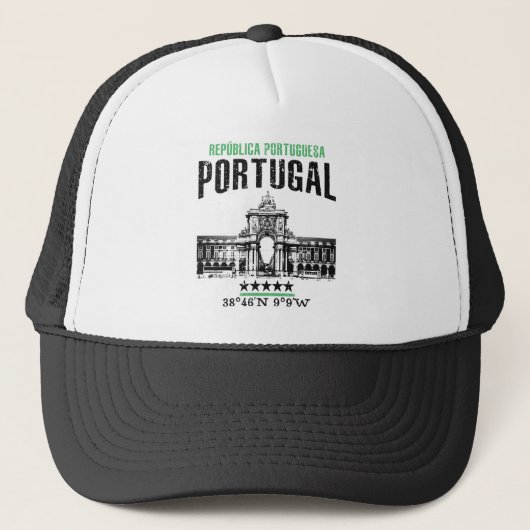 Portugal Truckerkappe (Vorderseite)