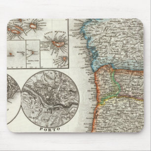Portugal und Kap Verde Mousepad