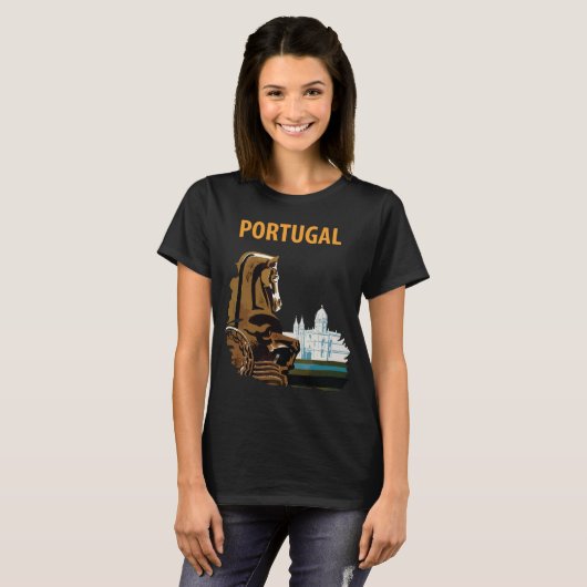 Portugal und Lissabon T-Shirt (Vorne ganz)