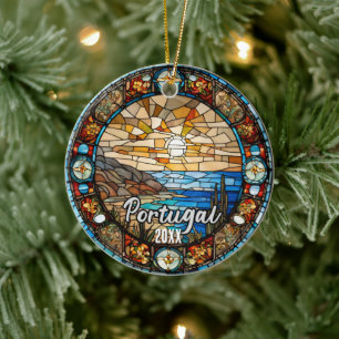 Portugal Vacation Souvenir Keramik Ornament