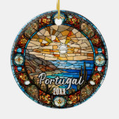 Portugal Vacation Souvenir Keramik Ornament (Hinten)