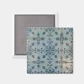 Portugal - Vintage Mosaike Magnet (Vorderseite/Rückseite)