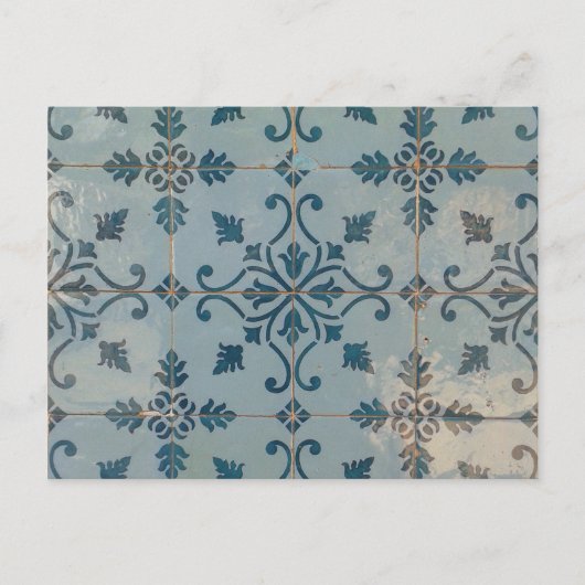 Portugal - Vintage Mosaike Postkarte (Vorderseite)