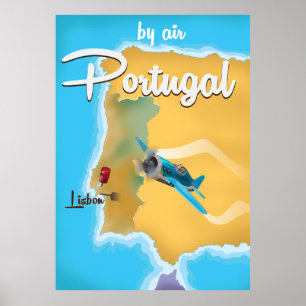 Portugal Vintage Reiseplakat Poster