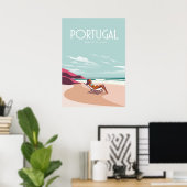 Portugal Vintage Reiseplakat Poster (Heimbüro)