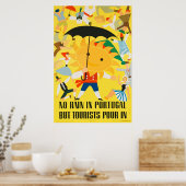 Portugal Vintage Travel Poster (Küche)