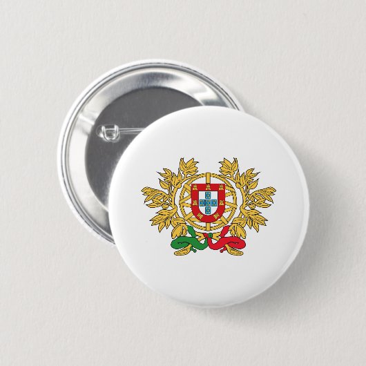 Portugal-Wappen Button (Vorne & Hinten)