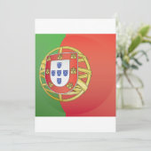 Portugal Wappen Einladung (Stehend Vorderseite)