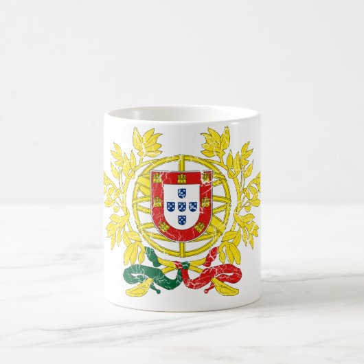 Portugal-Wappen Kaffeetasse (Mittel)