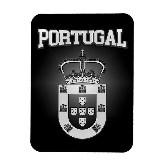 Portugal-Wappen Magnet (Vertikal)