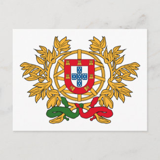 Portugal-Wappen Postkarte
