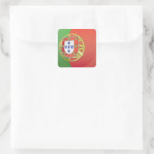 Portugal Wappen Quadratischer Aufkleber (Tasche)