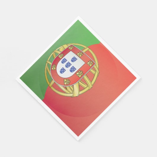 Portugal Wappen Serviette (Ecke)