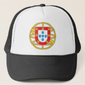 Portugal-Wappen Truckerkappe (Vorderseite)