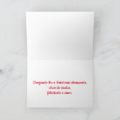 Portugal: Weihnachtskarte Feiertagskarte (Innenseite)