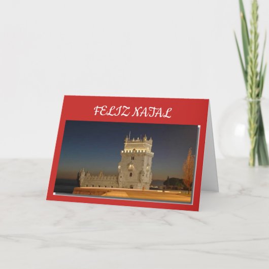 Portugal: Weihnachtskarte Feiertagskarte (Vorderseite)