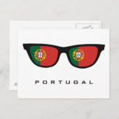 Portugal weist Sondertext und Farbpostkarte auf Postkarte (Vorne/Hinten)