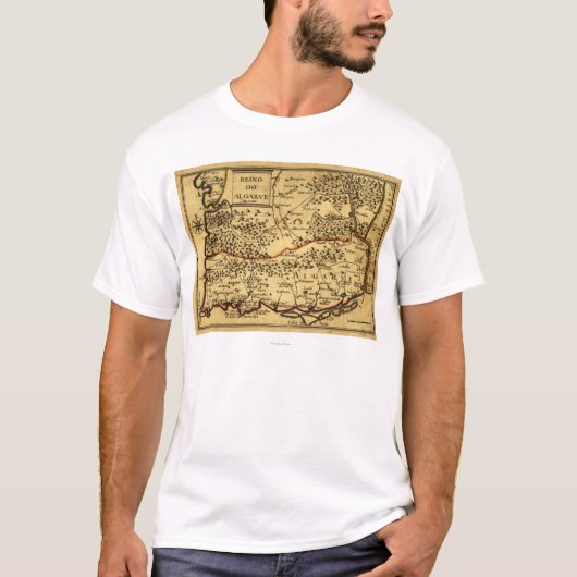 PortugalPanoramic MapPortugal T-Shirt (Vorderseite)