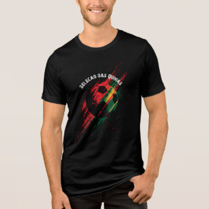 Portugals Fußballmannschaft Tri-Blend Shirt