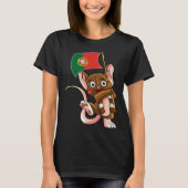 Portugese Fan Mouse T-Shirt (Vorderseite)
