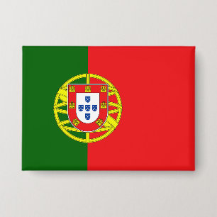 Portugese Flagge Button