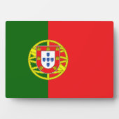 Portugese Flagge Fotoplatte (Vorderseite)
