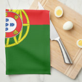 Portugese Flagge Geschirrtuch (Viertel Falte)
