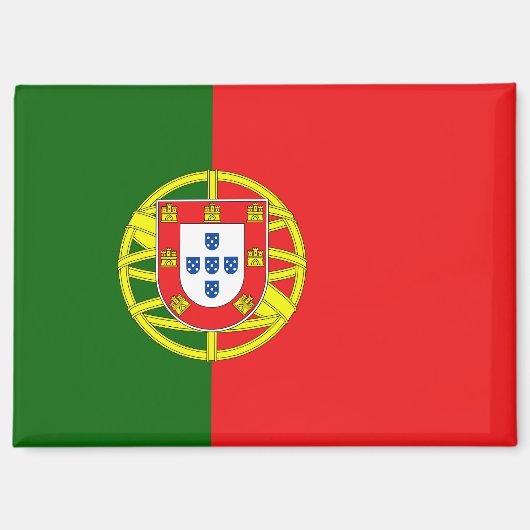 Portugese Flagge Magnet (Vorderseite)