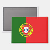 Portugese Flagge Magnet (Vorderseite/Rückseite)