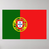 Portugese Flagge Poster (Vorne)