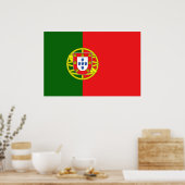 Portugese Flagge Poster (Küche)