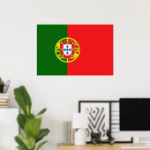 Portugese Flagge Poster (Heimbüro)