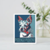 Portugese Podengo Pequeno von Hope Hogs Postkarte (Stehend Vorderseite)