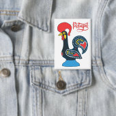 Portugese Rooster Button (Insitu)