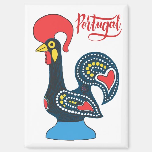 Portugese Rooster Magnet (Vorderseite)