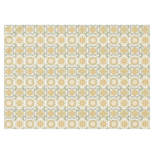 Portugese Tiles Pattern Tischdecke (Vorderseite (Horizontal))
