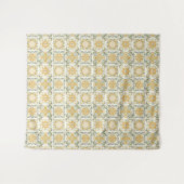 Portugese Tiles Pattern Wandteppich (Vorderseite (Horizontal))
