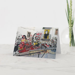 Portugiese: Alfama- Lissabon Fado Karte