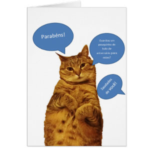 Portugiese: Aniversario - Gato