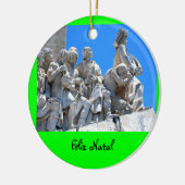 Portugiese Discoveries* Weihnachtsverzierung Keramik Ornament (Links)