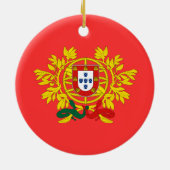Portugiese Discoveries* Weihnachtsverzierung Keramik Ornament (Hinten)