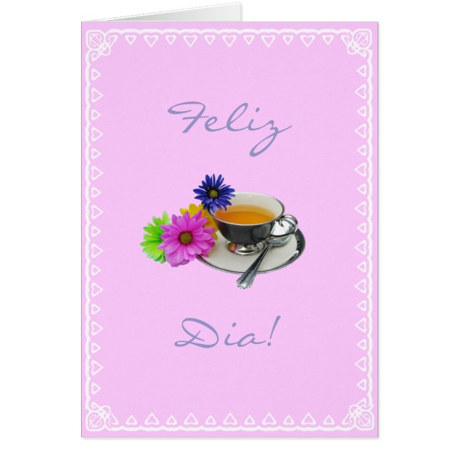 Portugiese: Feliz Durchmesser! (Vorne)