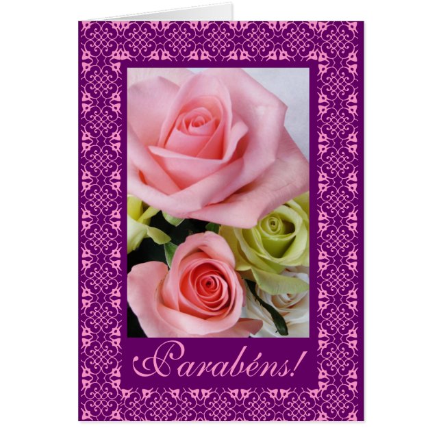 Portugiese: Parabene! - rosas (Vorne)