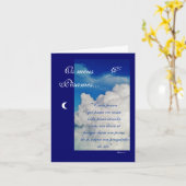 Portugiese: Poema: Condolencias Karte (Gelbe Blume)