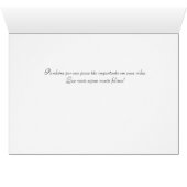 Portugiese: Wedding/Casamento: Parabéns AOS noivos (Innenansicht Horizontal (Unten))