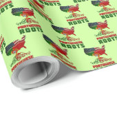 Portugiesisch American Roots Gift Wrap Geschenkpapier (Rolleneckpunkt)