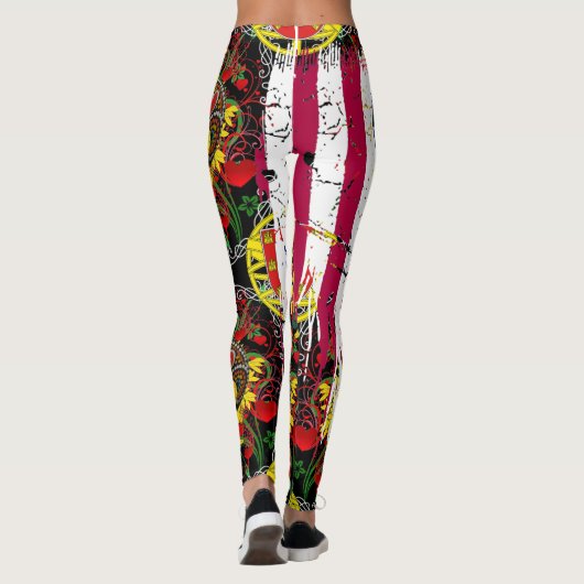 Portugiesisch-amerikanische Leggings (Rückseite)