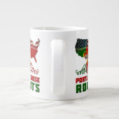 Portugiesisch-Amerikanische Roots-Tasse Jumbo-Tasse (Rückseite)