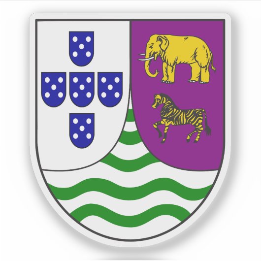 Portugiesisch-Angola (1935-1975) Aufkleber (Vorderseite)